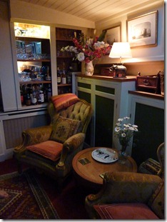 Quiet reading corner guest saloon