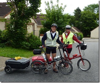 Steve & Gayla leaving near Paris