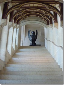 Stairway up to chambers