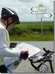 Steve checks toursit map