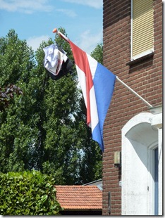 School bag hung over front door