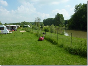 Camping along the L'Aisne