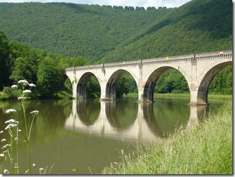 Stone bridge along the Meuse