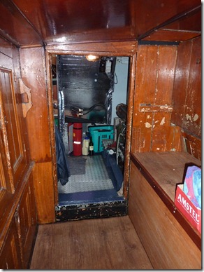 Galley and sleeping area from past years