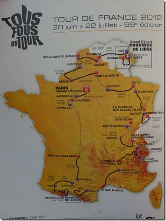 Route of the Tour de France