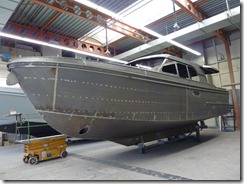 New boat shows steel work