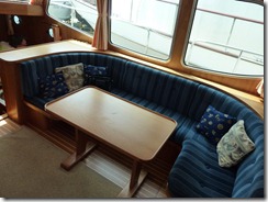 Inside an AK (aft cabin) style