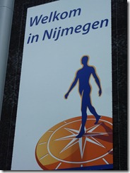 Welcome sign in Nijmegen