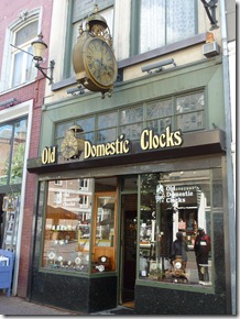 Clock shop in Nijmegen