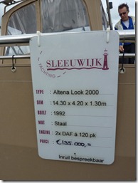 Sleeuwijk Yacht Broker sign