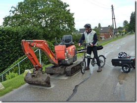 Steve checks out machinery