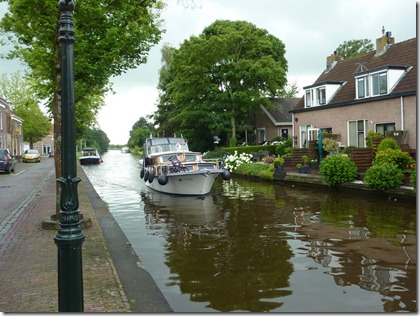 Canals run through villages