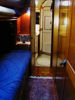 Twin Stateroom - port - head, forward shower